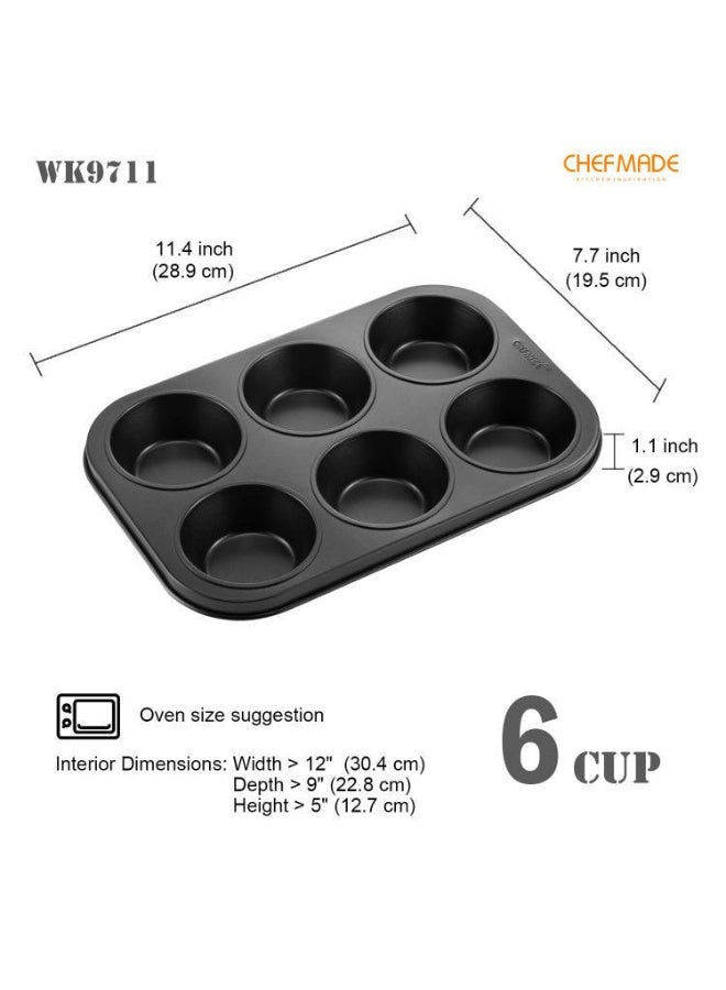 chefmade Non-Stick Carbon Steel Loose Bottom Cake Pan Tool