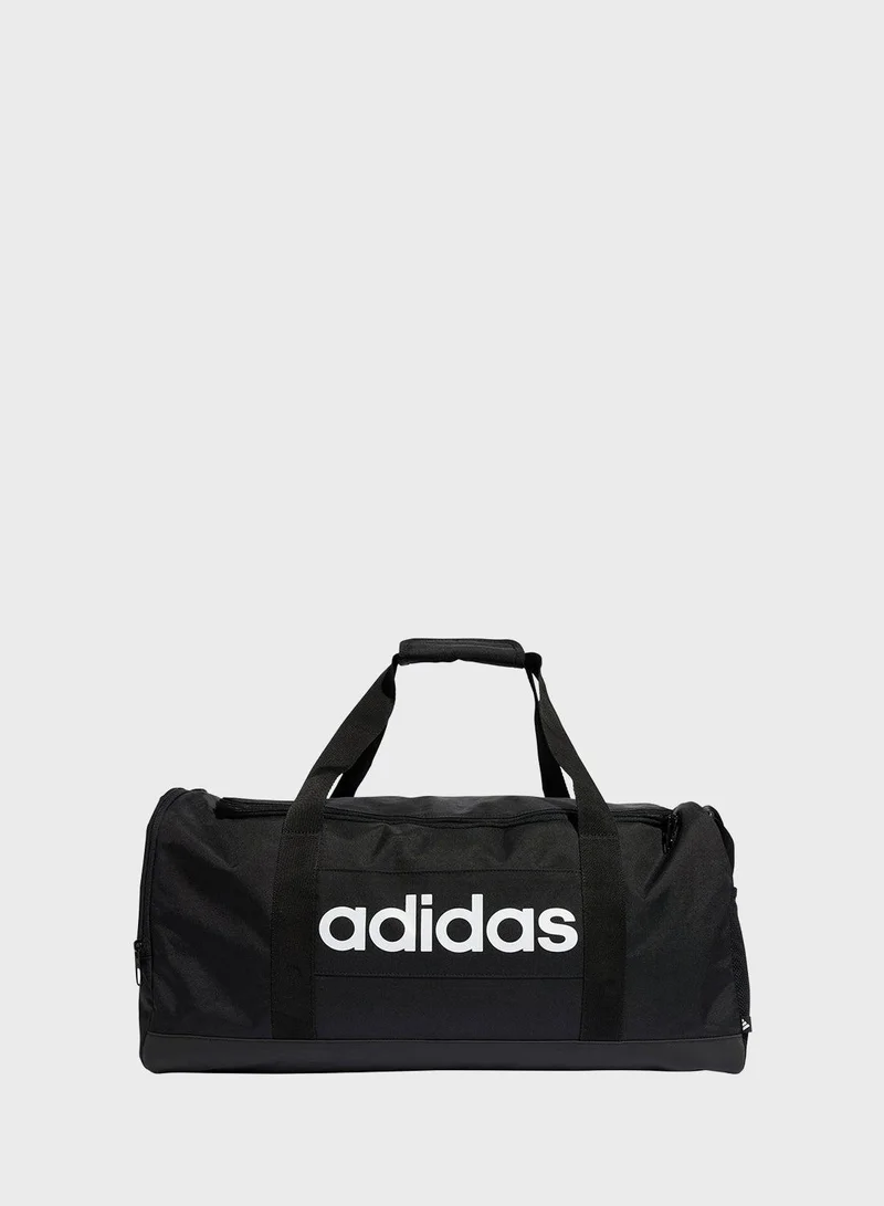 adidas medium linear duffel with water bottle