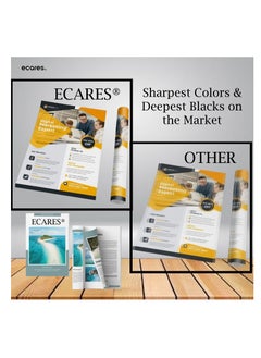 ECARES ECARES® 128A Compatible Toner Cartridge CE320A CE321A CE322A CE323A for HP Color Laserjet CP1525n CP1525nw CM1415fn CM1415fnw Printer (Multicolor)  - Image 2