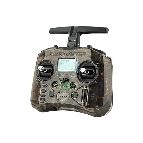 RotorLogic راديوماستر بوكيت جهاز تحكم عن بعد محمول هال جيمبال إيدج تي إكس مع وضع إضاءة LED مدمج 2 (رمادي، ELRS) - Image 3