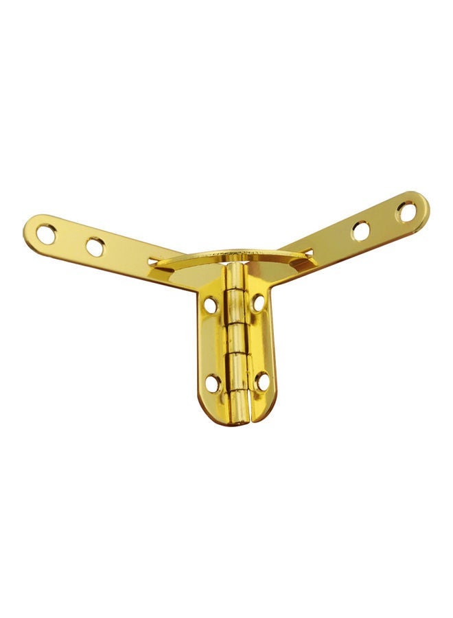 NIBEMINENT 10-Piece Door Closer Spring Hinge Set Gold - Image 1