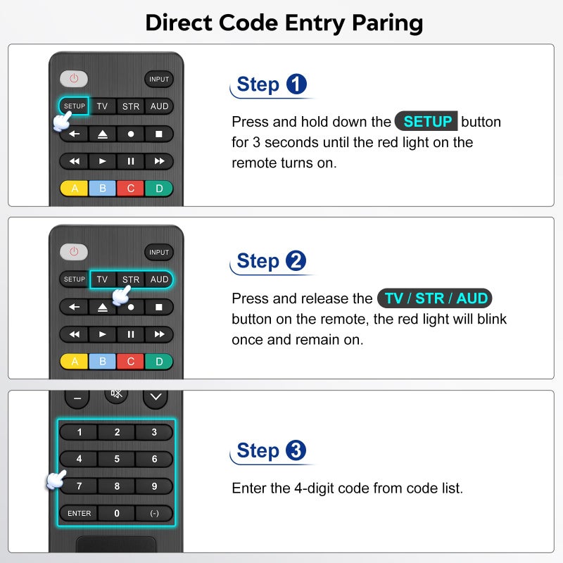Acoyer Universal-TV-Remote-Control Compatible with Samsung/LG/Vizio/Hisense/Sony/Philips/Onn/Sharp/RCA/Element/Westinghouse/Sanyo/Emerson TV and More Brand Smart TVs - Image 5