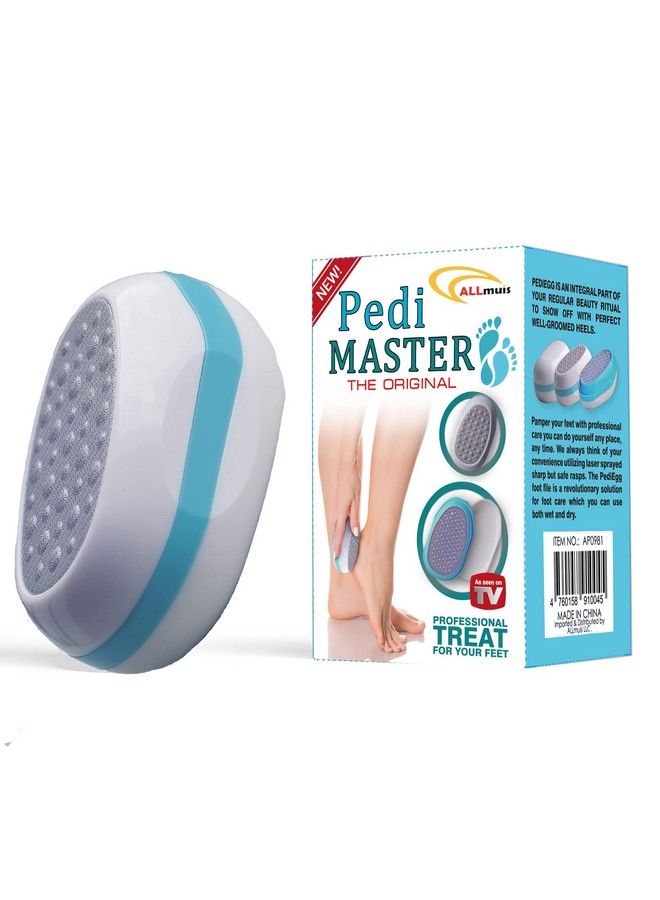 ALLmuis Updated Design Pedicure Egg Shaped Foot File 2 In 1 (Rough Skin & Callus Remover) Pedi Master The Professional Pedicure Foot File Rasp. 304 Stainless Steel Foot File By Allmuis - Image 2