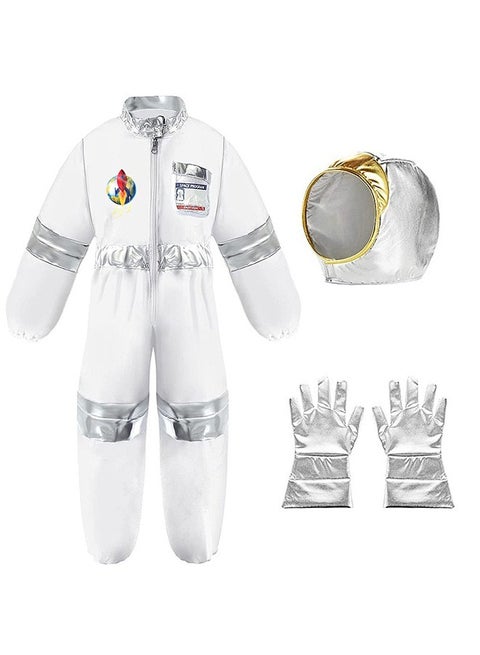 Space Suit Astronaut Role-Play Costume Set Size XL（130-140cm）