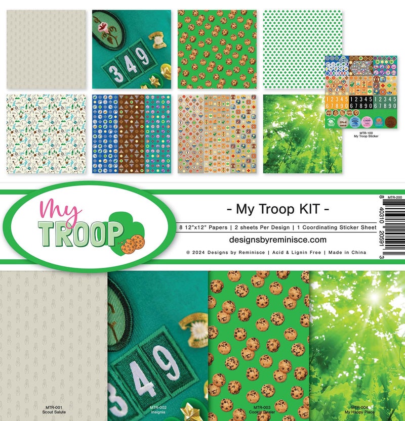Reminisce My Troop Scrapbook Collection Kit - Image 3