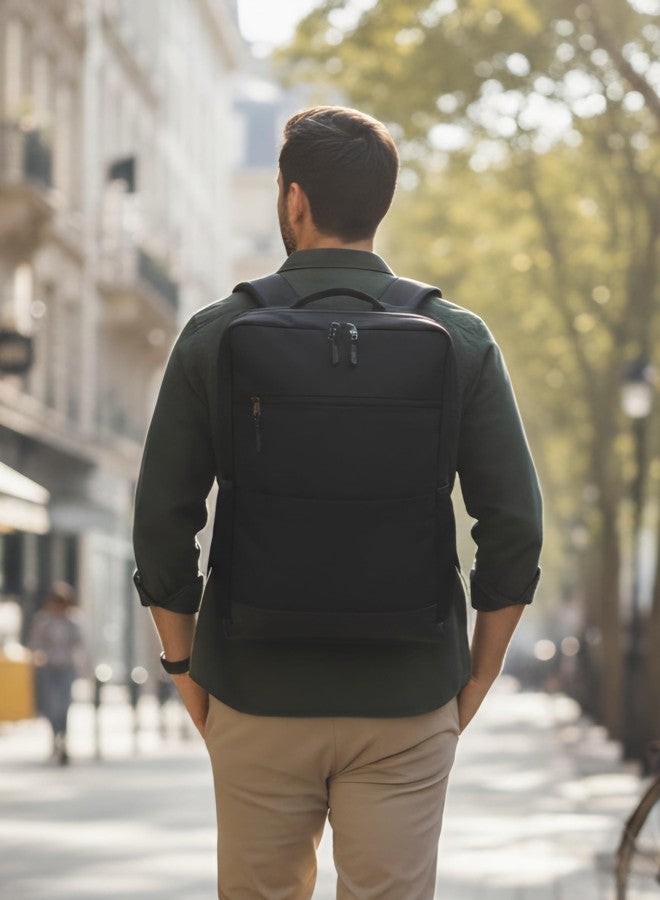 Stylbase 15.6" Laptop Backpack - Water Resistant Travel Bag for Business & College, Anti-Theft Padded Computer Compartment, Lightweight Casual Daypack with Side Bottle Holder & Heavy Duty Zippers - Image 3