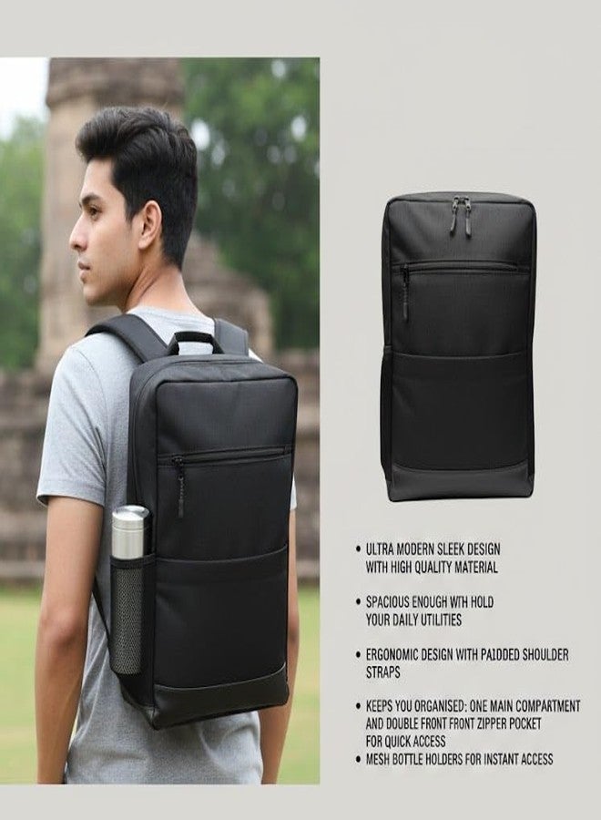 Stylbase 15.6" Laptop Backpack - Water Resistant Travel Bag for Business & College, Anti-Theft Padded Computer Compartment, Lightweight Casual Daypack with Side Bottle Holder & Heavy Duty Zippers - Image 4