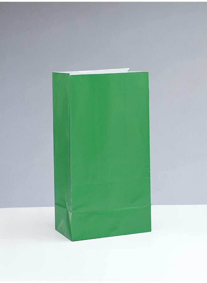 Unique Green Paper Party Bags - Image 1