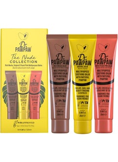 Dr Pawpaw MultiPurpose Balm  No Fragrance Balm for Lips Skin Hair Cuticles Nails and Beauty Finishing  25 ml Nude Collection 1 Pack