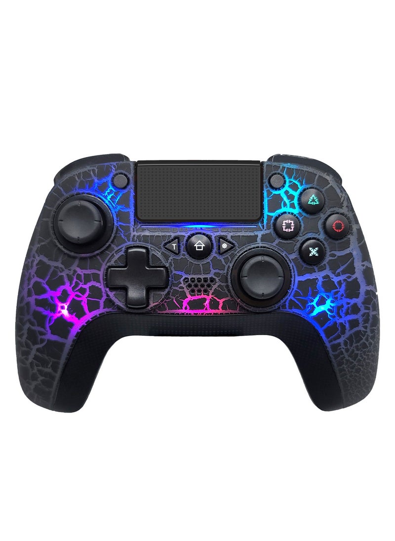 Generic - Crack Light PS4 Game Controller Six-Axis Body Sensing Vibration Gyroscope Wireless PC/PS4 Controller - Image 1