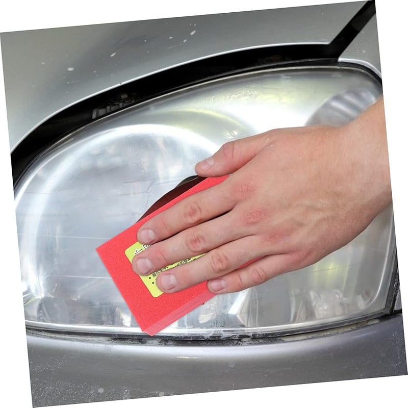 Red Diamond Polishing Block Grit Hard Sanding Tool For Furniture Glass And Automobiles - Image 3