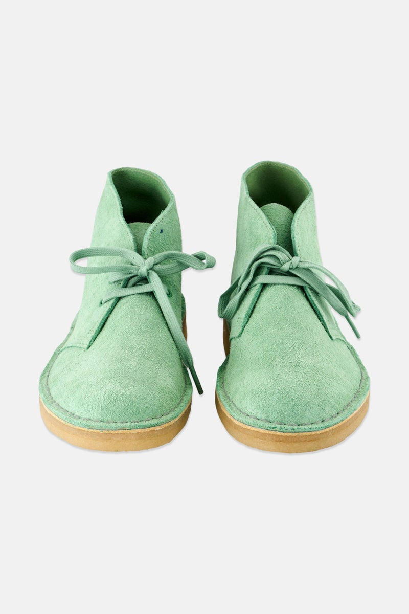 clarks Men Standard Desert Boot Lace Up Casual Shoes, Light Green  - Image 3