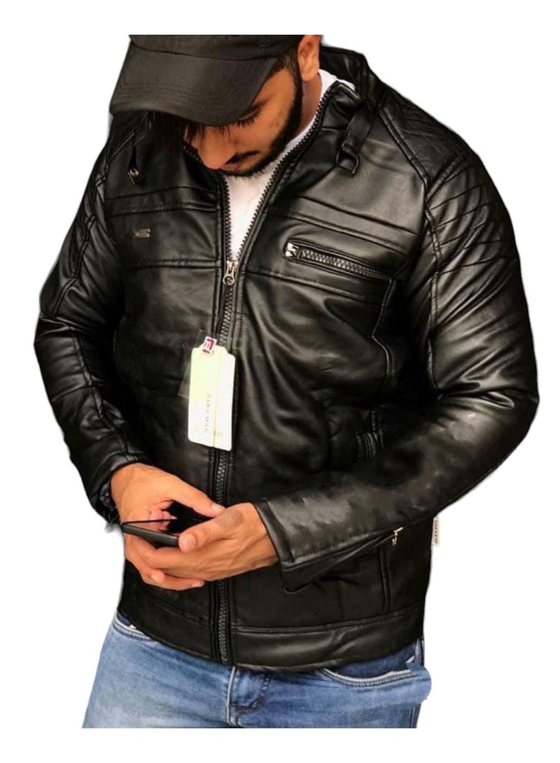 Leather Jacket Black 