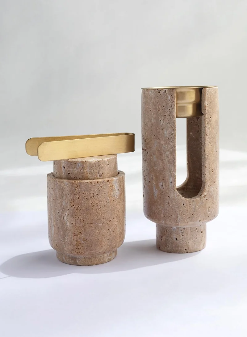 كيوريت هوم Taj Marble Mabkhara Bukhoor Set