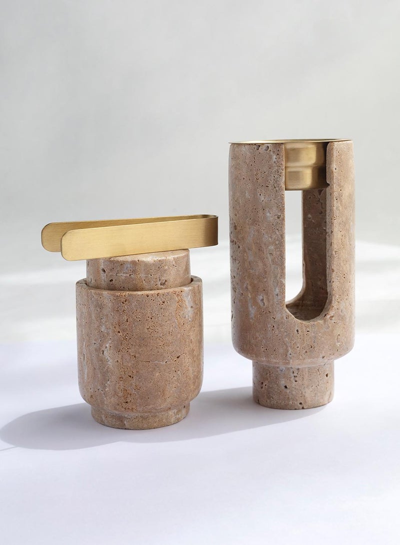 Curate Home Taj Marble Mabkhara Bukhoor Set - Image 3