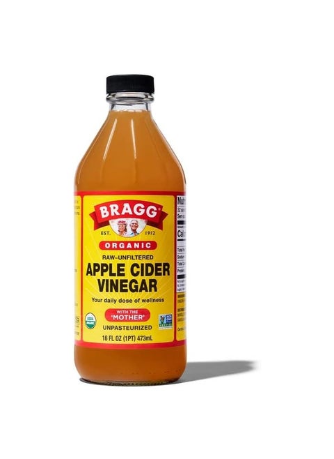 Bragg Organic Apple Cider Vinegar with the mother - Organic - raw and unfiltered, 473 ml