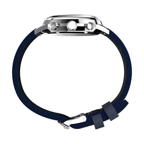 Timex Mens Marlin 40mm Watch Blue Strap Blue Dial Stainless Steel Case - Image 3