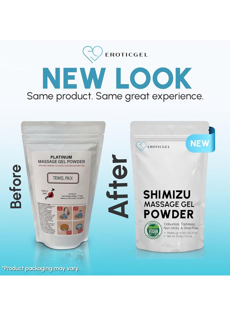 EROTICGEL - Nuru Massage Gel Therapy Powder 500g | Seaweed & Green Tea | Made in Japan | Paraben & Glycerine Free - Image 1