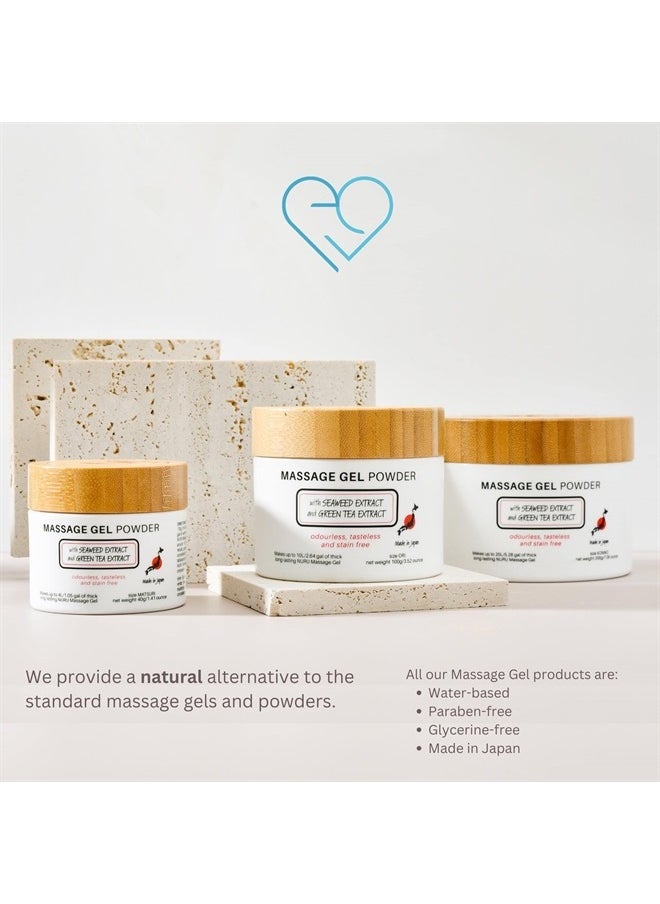 EROTICGEL - Nuru Massage Gel Therapy Powder 500g | Seaweed & Green Tea | Made in Japan | Paraben & Glycerine Free - Image 1
