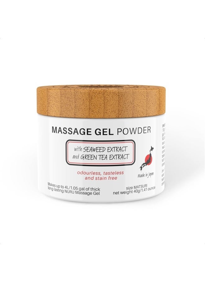 EROTICGEL - Nuru Massage Gel Therapy Powder 500g | Seaweed & Green Tea | Made in Japan | Paraben & Glycerine Free - Image 1