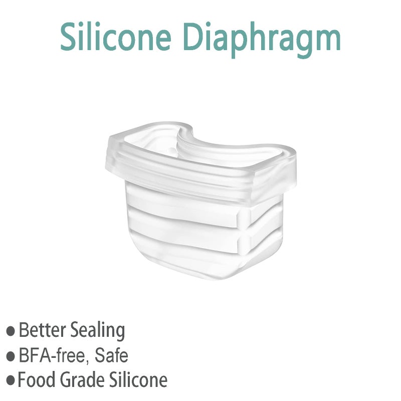 TOVVILD Duckbill Valve Silicone Diaphragm 4pcs, Suitable for Mommed S21 Breast Pump, Compatiable with Missaa Mumgaroo S18/S19, Breast Pump Parts Replace Accessories - Image 4