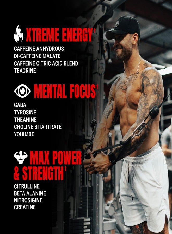 ProSupps Mr. Hyde Xtreme Pre Workout Powder with Creatine, Beta Alanine & Caffeine (Green Apple, 30 Servings) - Image 3