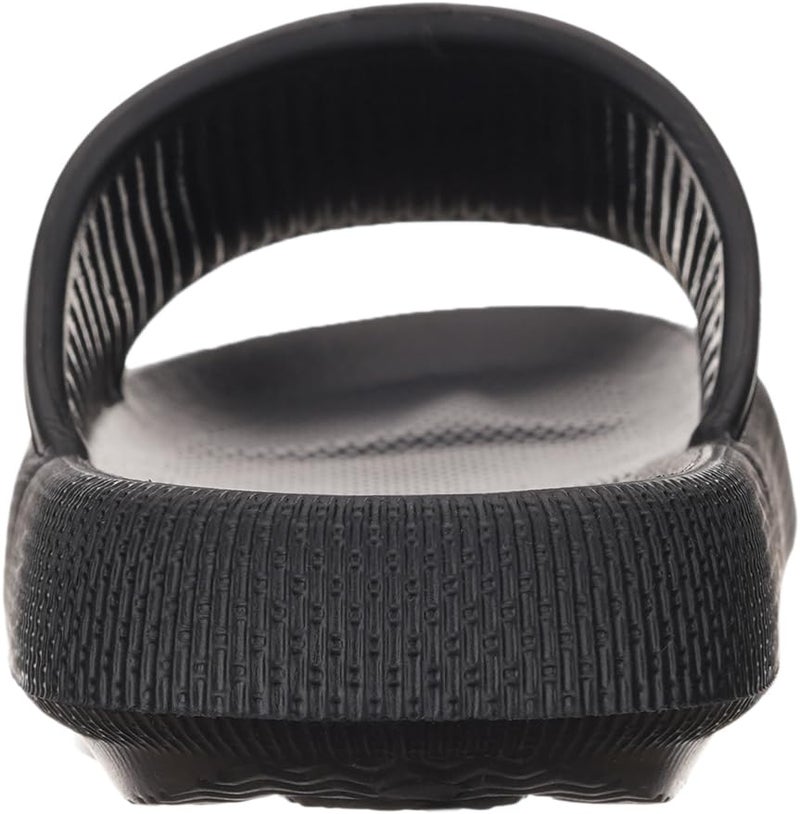 WHITIN Slippers for Women Cushioned Thick Sole Slides Size 6 7 Quick Drying Sandals Ladies Massage Foam Sandalias para Mujer Black 37-38 - Image 4