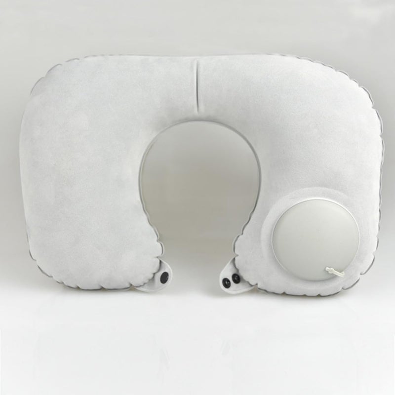 Land transit & shipment compatible Wakauto 2pcs U-Shaped Inflatable Neck Pillow with Flocking Surface, Automatic Press Inflation, Grey 46x29 Cm Travel Neck Support Cushion for Airplane and Bus Trips KSA stocked goods Classic modern blend design Globally popular elegant design Safe approved storage space Natural material Field test upgraded craftsmanship Safe material Freeze crack proof All user affordable trusted quality Global versatile design Popular trusted craftsmanship All consumer tier purchase options All user friendly build Easy assemble alternatives Trendy versatile build Treated anti-rust metal Elegant upgraded practical design Advanced minimal build Simple multi-color universal build Diverse purchase options Flexible usage build Budget friendly sizing alternatives All preference matching build Gulf mainstream practical design - Image 2