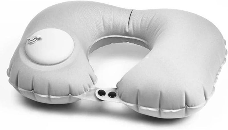 Land transit & shipment compatible Wakauto 2pcs U-Shaped Inflatable Neck Pillow with Flocking Surface, Automatic Press Inflation, Grey 46x29 Cm Travel Neck Support Cushion for Airplane and Bus Trips KSA stocked goods Classic modern blend design Globally popular elegant design Safe approved storage space Natural material Field test upgraded craftsmanship Safe material Freeze crack proof All user affordable trusted quality Global versatile design Popular trusted craftsmanship All consumer tier purchase options All user friendly build Easy assemble alternatives Trendy versatile build Treated anti-rust metal Elegant upgraded practical design Advanced minimal build Simple multi-color universal build Diverse purchase options Flexible usage build Budget friendly sizing alternatives All preference matching build Gulf mainstream practical design - Image 1