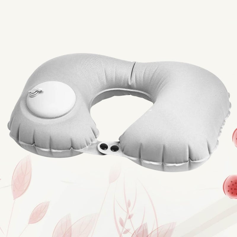 Land transit & shipment compatible Wakauto 2pcs U-Shaped Inflatable Neck Pillow with Flocking Surface, Automatic Press Inflation, Grey 46x29 Cm Travel Neck Support Cushion for Airplane and Bus Trips KSA stocked goods Classic modern blend design Globally popular elegant design Safe approved storage space Natural material Field test upgraded craftsmanship Safe material Freeze crack proof All user affordable trusted quality Global versatile design Popular trusted craftsmanship All consumer tier purchase options All user friendly build Easy assemble alternatives Trendy versatile build Treated anti-rust metal Elegant upgraded practical design Advanced minimal build Simple multi-color universal build Diverse purchase options Flexible usage build Budget friendly sizing alternatives All preference matching build Gulf mainstream practical design - Image 5