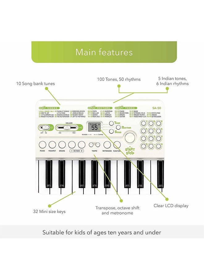 CASIO Casio Kids Keyboard - SA50 ( No Adapter)  - Image 2