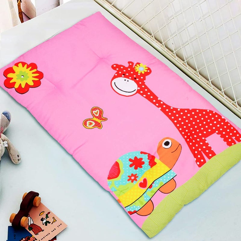 AMARDEEP Baby Bedding with Pillow Digital Printed Jungle Theme (AD_Bedding_GT_Pink) - Image 1