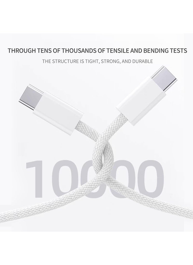 أنمي شاحن ماك بوك برو 140W USB C Super Fast Charger، متوافق مع ماك بوك برو 16، 15، 14، 13 بوصة، ماك بوك إير 13 بوصة، آي باد برو 2022/2021/2020/2019/2018، متضمنة 6.6 قدم USB C إلى C كابل  - Image 5