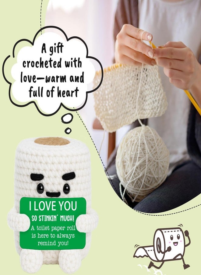 TuSuQing Anniversary I Love You Gifts for Him Her Christmas Wife Girlfriend Boyfriend Husband Gag Birthday Gifts for Men Women, Funny Valentines Easter Fathers Day Handmade Crochet Couples Gift for Fiance - Image 3