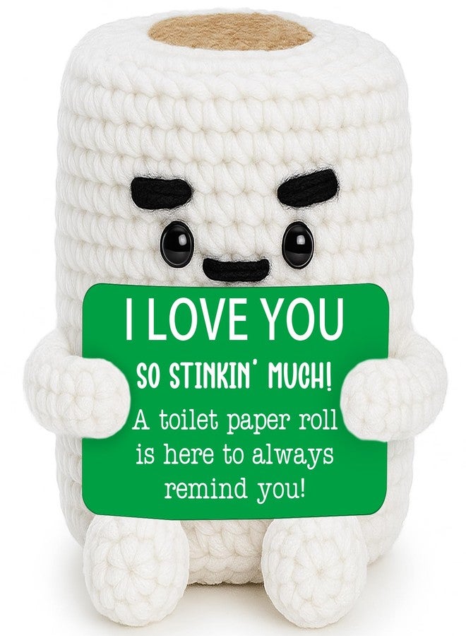 TuSuQing Anniversary I Love You Gifts for Him Her Christmas Wife Girlfriend Boyfriend Husband Gag Birthday Gifts for Men Women, Funny Valentines Easter Fathers Day Handmade Crochet Couples Gift for Fiance - Image 1