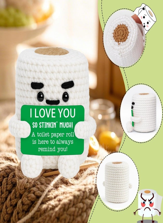 TuSuQing Anniversary I Love You Gifts for Him Her Christmas Wife Girlfriend Boyfriend Husband Gag Birthday Gifts for Men Women, Funny Valentines Easter Fathers Day Handmade Crochet Couples Gift for Fiance - Image 5