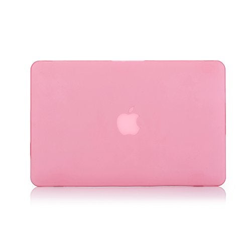 RUBAN Case Compatible with MacBook Air 13 Inch (Models: A1369 & A1466, Older Version 2010-2017 Release), Slim Snap On Hard Shell Protective Cover and Keyboard Cover, Pink - Image 3