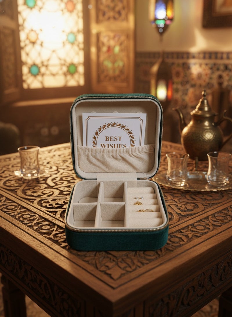 maffick 4 Pcs Zirconia Straight Pin Nose Studs Set in Luxury Jewelry Box (10x10x5cm) - Gold & Silver Crystal Solitaire & Dangle Moon Nostril Piercing Jewelry with Gift Card - Image 2