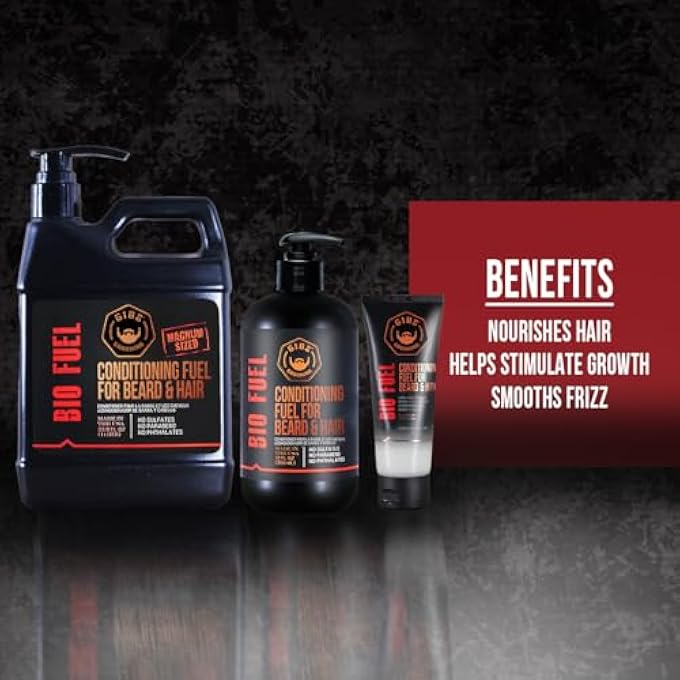 GIBS BIOFUEL HAIR CONDITIONER FOR MEN - BEARD & HAIR CONDITIONER, 3.25 OZ - Image 2