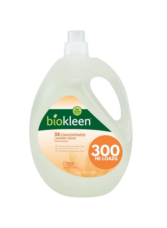 Biokleen Biokleen Natural Laundry Detergent Liquid - 300 Loads- Eco Friendly Concentrated Plant Based Safe for Kids and Pets No Artificial Colors or Preservatives  - Image 1