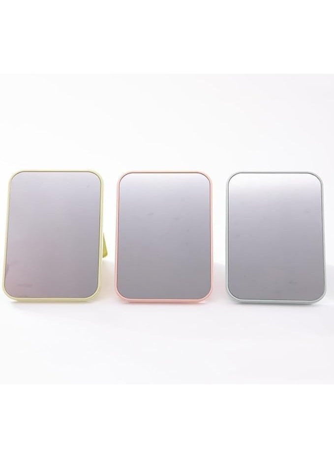 Generic Mirrors (Simple Folding Makeup Mirror 22 * 14cm with Tabletop and Portable 90°Adjustable Mirror, Portable Makeup Mirror for Travel, Shaving, Shaving, Purple)  - Image 3