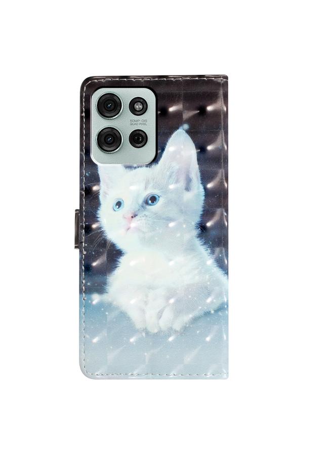 S-TOP Case For Motorola Moto G75 5G 3D Pattern Leather Phone Case - Image 3