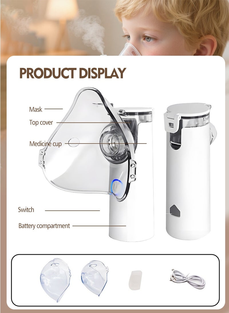 BEIRUI Ultrasonic Mesh Nebulizer for children Men Women Mini Handheld Portable Steam Humidifier for home and travel - Image 3