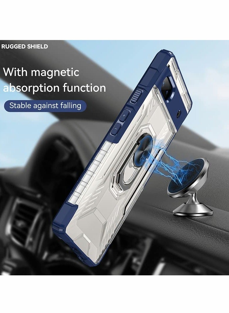 SYOSI Case for Pixel 6A,  with Screen Protector, Protective Shock Resistant TPU Bumper Scratch Magnetic Kickstand Lightweight Rugged Hard Cover for Google Pixel 6A - Image 5