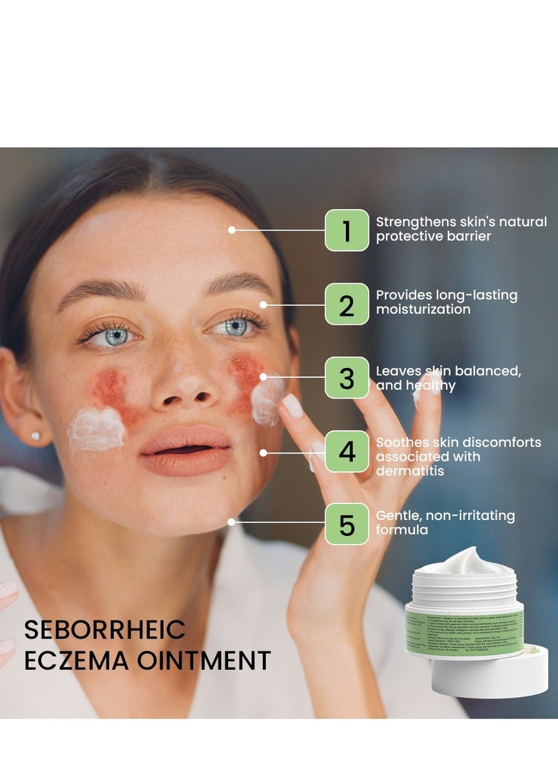 Sumifun Seborrheic Eczema Ointment Rapid Relief From Skin Problems Caused By Seborrheic Eczema, Such As Redness,Itching And Faking 30g - Image 2