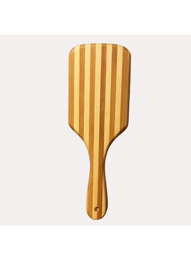 Abou Yousef Style Paddle Hair Brush – Large Size – Natural Bamboo Wood – Scalp Massage & Anti-Breakage. - Image 3