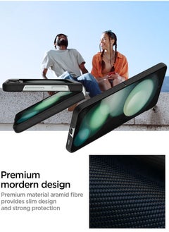 Spigen غطاء حماية من ألياف الأراميد Air Skin Pro لهاتف Samsung Galaxy Flip 5 - أسود  - Image 2