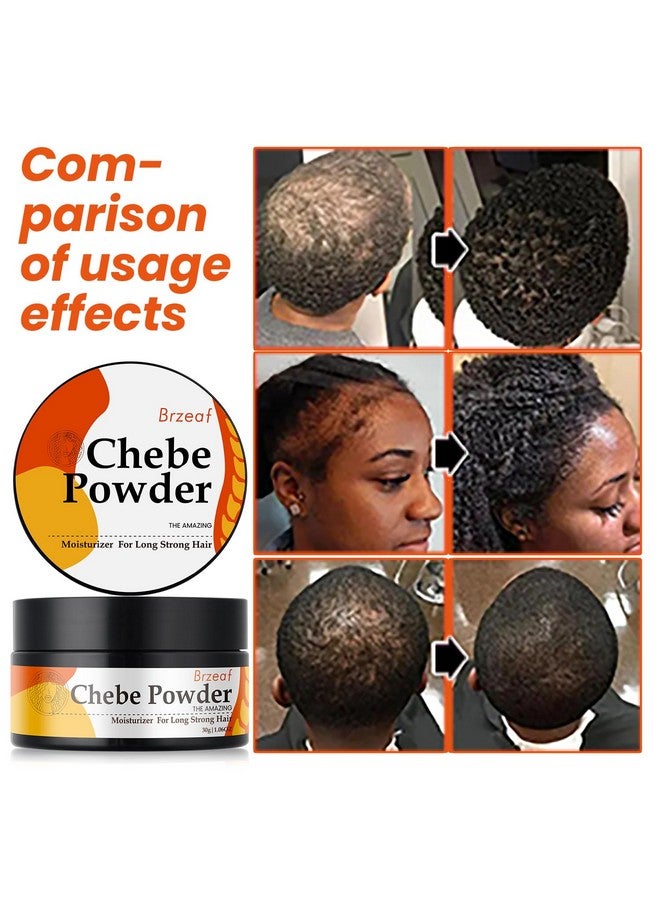 Brzeaf Authentic Traditional Organic Chebe Powder For Hair Growth Promote Hair Growth African Chebe Powder Super Moisturizing Chebe Powder Deter Hair Breakage & Hair Deep Conditioning - Image 5