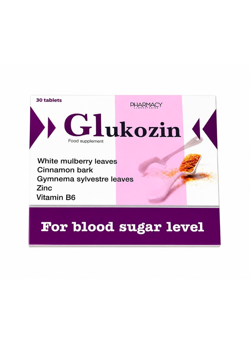 GLUKOZIN FOR BLOOD SUGAR LEVEL  30 TABLETS