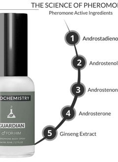 VIROCHEMISTRY Pheromones to Attract Women for Men (Guardian) Body Spray - Bold, Extra Strength Human Pheromones Fragrance Body Spray - 50ml (Human Grade Pheromones to Attract Women)  - Image 2